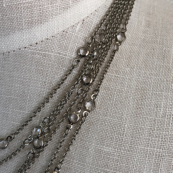 The Limited 6-Strand Crystal Necklace - Picture 2 of 4